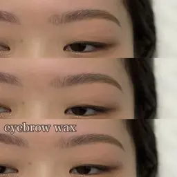 学割U24🎓《ナチュラル眉🌱》美眉アイブロウWAX＋間引き (メイク込) ¥4500