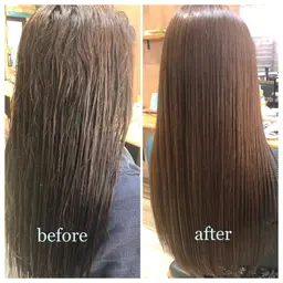 【今までと全く違う自然な質感】カット＋リアン式ストレートパーマ＋クイックoggiotto☆インスタでも話題のリアン式☆