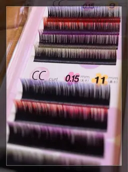 【無くなり次第終了】グラデーションラッシュ CC 9.11mm 100本※リペア不可