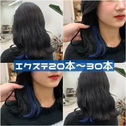 ポイントエクステ20本🖤