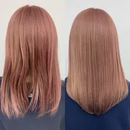 🎨透明感ワンカラー+髪質改善Ribbonトリートメント