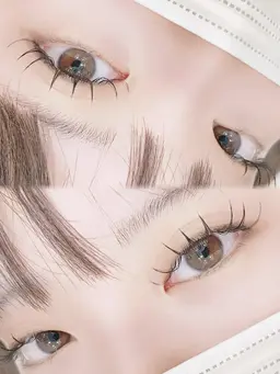 フラットラッシュ 100本⬞ ׁ𓈒 🐰アイシャンプー、コーティング仕上げ込🫧