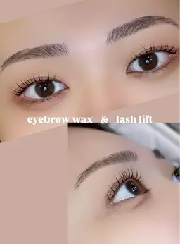 まつげパーマ&眉毛wax