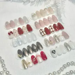 🔰【Jr.】 HANDオフなし⭐️冬限定ネイル❄️🩵