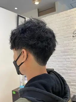 カット＋シルキーパーマ＋マーブ