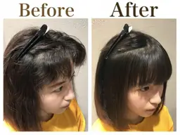 カット＋前髪縮毛矯正