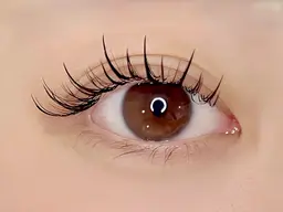 アップワード＋ワンホンマツエク100本🌼 オフ/コーティング無料🫧