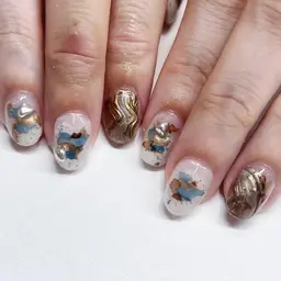 オフ🈚️１０本持ち込みアートし放題ネイル