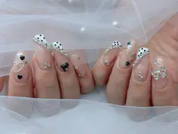 【ハンドネイル】ジェル＆パーツ 盛り放題110分(オフ込)※必ず補足説明をご覧下さい