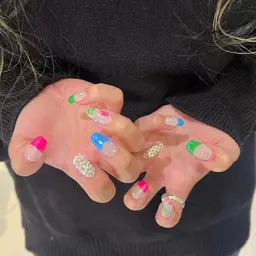 フレンチorカラーグラデーションorマグネット（オフなし）