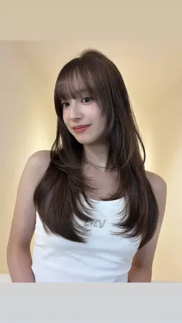 似合わレイヤーカット＋艶カラー＋ケアトリートメント🫧