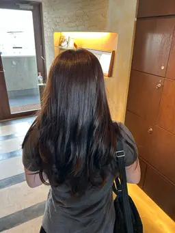 艶感カラー+水素髪質改善+スパシャンプー🪸✨