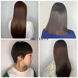 👑憧れのあの髪質に大変身👑カット＋髪質改善ストレート