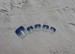 ミニモ限定価格‼️ラメグラデーションネイルネイル( ベースカラークリア)パラジェル使用💅