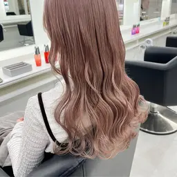 ✨👱🏻‍♀️人気No.２🌙✨【ケアブリーチ】＋【透明感ワンカラー】