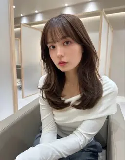 【色気溢れる艶髪に】韓国レイヤーカット🇰🇷+髪質改善カラー✨+ TOKIO超音波トリートメント¥13900