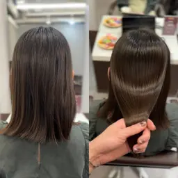 【韓国小顔レイヤー🇰🇷】顔まわりカット➕カラー➕6STEPトリートメント