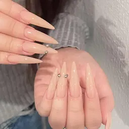 🩵チップ長さだし🩵ワンカラー・ラメグラデーション　オフあり