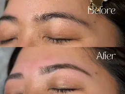 眉毛ワックス（間引きあり） 眉毛カット