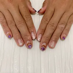 ハンド🤎ニュアンスネイルコース💅🏻/オフケア無料🆓