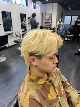 【ミニモ限定❗️】カット＋ダブルカラー⚡️⚡️（ブリーチ2回orブリーチ1回＋オンカラー）