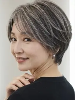 【ナチュラルに】白髪ぼかしハイライト+カット+トリートメント