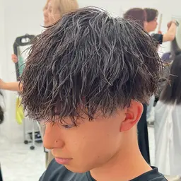 🔥セット3分でキマる🔥メンズカット＋パーマ（朝ラク・再現性重視）¥6,600