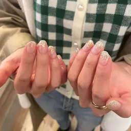 【初回オフ無料】オフありラメグラデーション☁【ミニモ限定価格‼️】【パラジェル使用✨】【2回目以降オフ代+1500円】