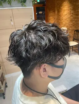 【平日限定】🕊️メンズカット＋パーマ＋3stepトリートメント🕊️《特殊パーマNG》（シャンプー、ブロー代込🌟）