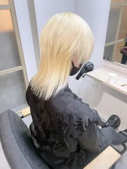 【カット+髪質改善ブリーチ&リペアケア】🫧ブリーチonlyブロンドカラー✨️毛髪強化集中ケアトリートメント🫧