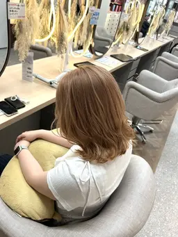 ケアブリーチ☆透明感ダブルカラー＋AujuaリペアリティTR付き