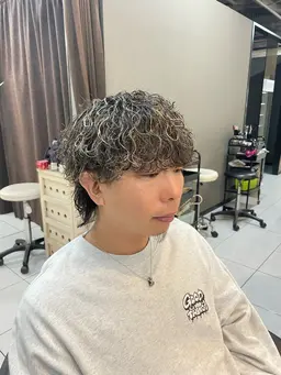 メンズカット+メッシュ、ハイライト🔥 2回目以降の方メニュー