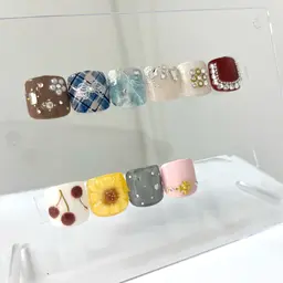 ✨8月限定価格👣✨ワンポイントアート