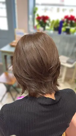 【ダメージレス🌱】白髪染めリタッチ➕高保湿トリートメント