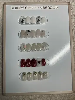 𓊆 定額シンプルデザイン𓊇/キューティクルケア、オフ込み