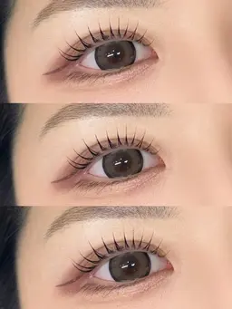 アイブロウスタイリング＋まつ毛パーマ上✨⚠️眉毛の自己処理を3​〜​4週間以上してない方