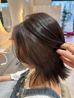 【✨️デザインカラー✨️】インナーカラー＋𝐀𝐮𝐣𝐮𝐚リペアトリートメント🌈✿.•¨•