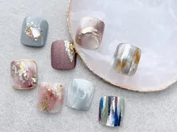 親指1本アート ❣️【平日限定クーポン🌟フットネイル】- 親指デザイン持ち込みOK！お得クーポン💐(オフ込み)