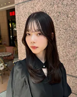 韓国風似合わカット＋ケアトリートメントストレート＋TOKIOトリートメント＋指圧肩マッサージ＋アイロン仕上げ◎レイヤー