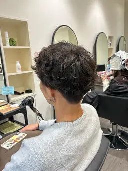 カット＋メンズパーマ