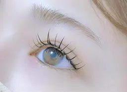 【newスタッフ限定】まつ毛パーマ＋眉毛Wax(メイクなし)鎮静パック付き♪