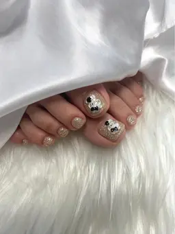 フットネイルワンカラー🎀⭐️💫