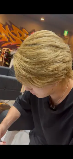 【骨格に合わせたニュアンスパーマ】メンズカット&パーマ