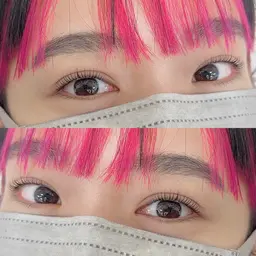 【韓国風🇰🇷】ぱっちり束感まつげパーマ➰‪‪💙