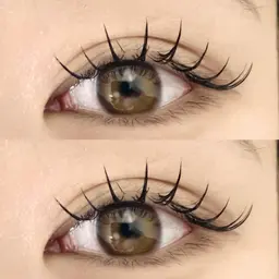 パリエク🪽パリジェンヌ×フラットラッシュ 120本＊コーティング付