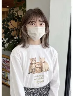 さりげなくオシャレをプラス✨インナーカラー（イヤリングカラー）