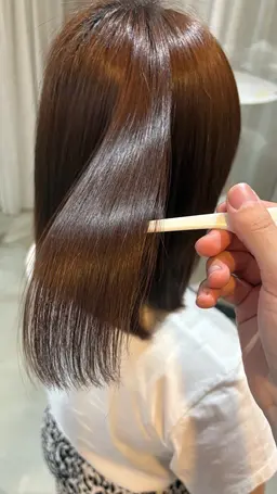 髪質改善ストレート+3stepトリートメント