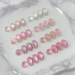 ⑧ソフトジェル付替+マグネットグラデーション