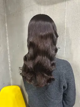 韓国式カット+コテ巻き風デジタルパーマ🇰🇷