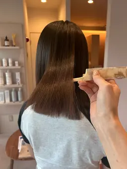 〖10.20代限定🫧〗〖🍒平日価格🍒〗縮毛矯正+質感補整 2 stepトリートメント